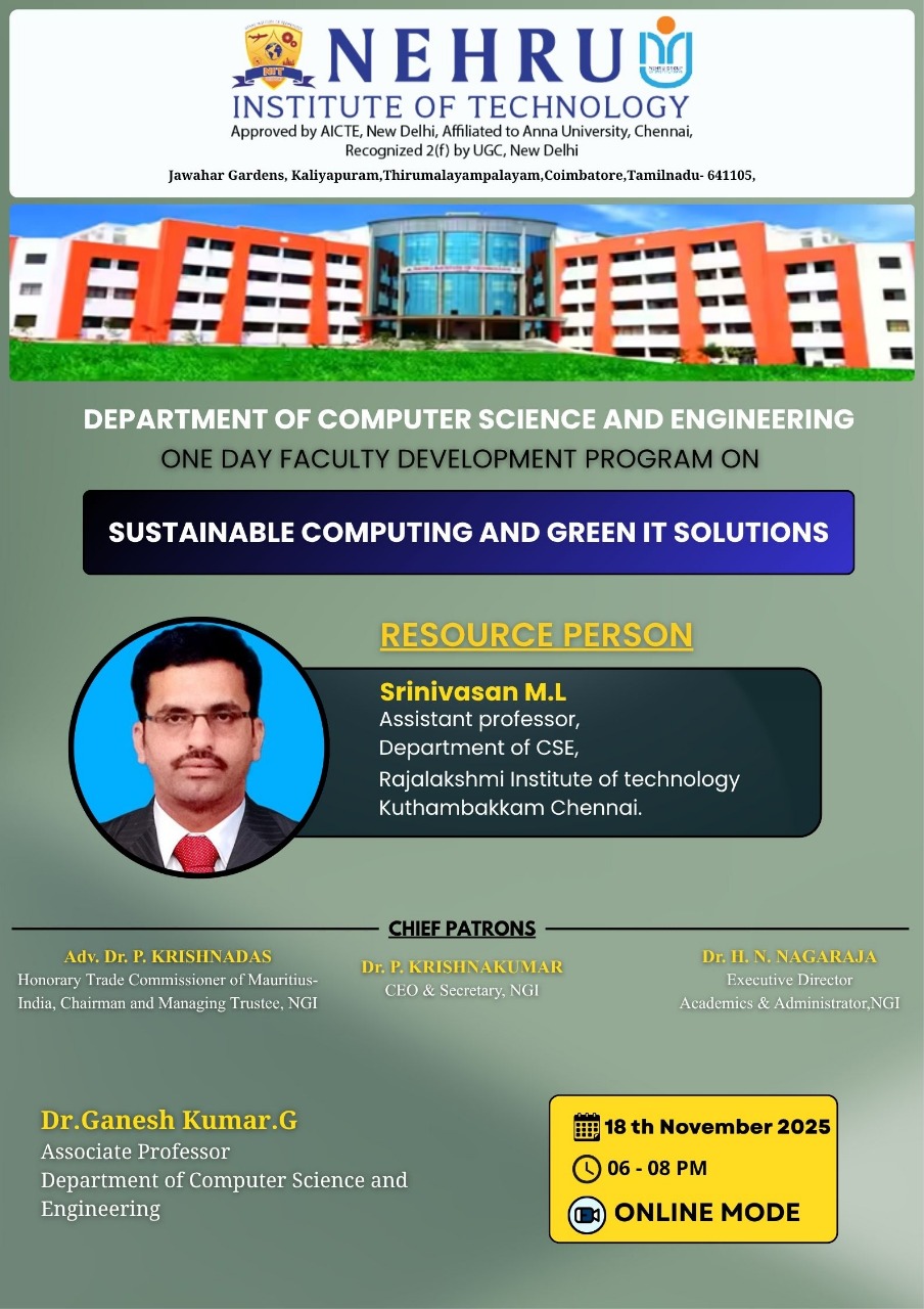  Nehru Institute of Technology 